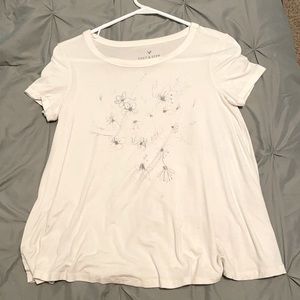 AE Soft and Sexy Flowy Floral T Shirt